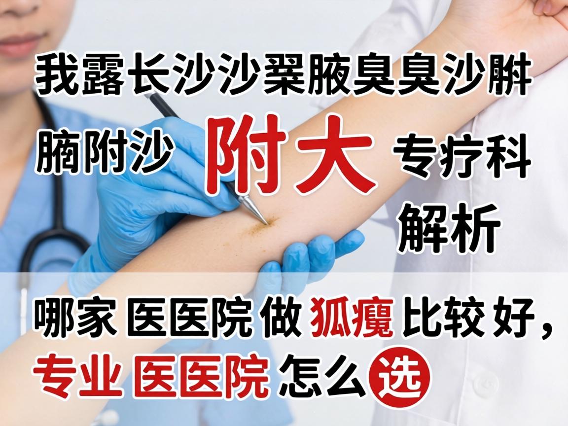 长沙附大腋臭专科解析，哪家医院做狐臭比较好，专业医院怎么选
