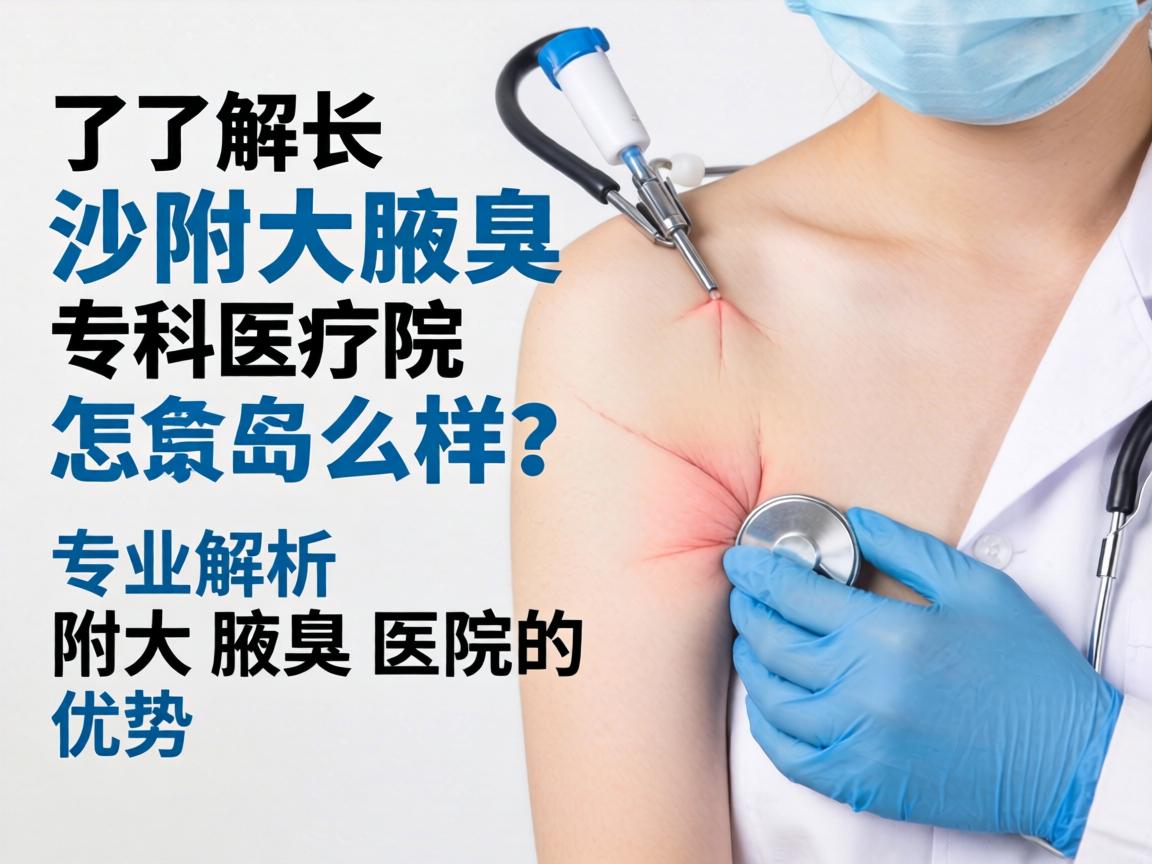 了解长沙附大腋臭专科医院怎么样？专业解析附大腋臭医院的优势