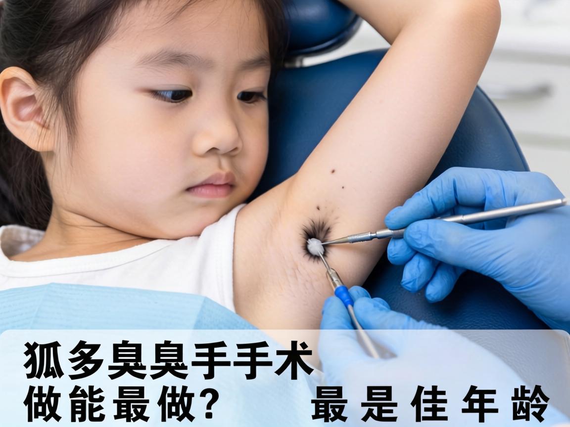 小女孩狐臭手术几岁能做？详解狐臭手术最佳年龄