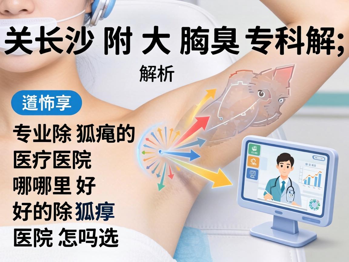 长沙附大腋臭专科解析，专业除狐臭的医院哪里好，好的除狐臭医院怎么选