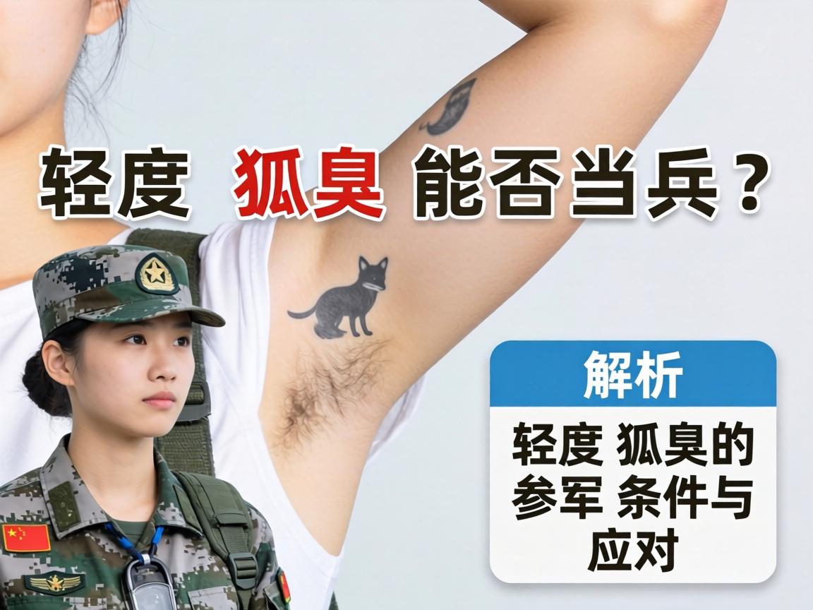 轻度狐臭能否当兵？解析轻度狐臭的参军条件与应对
