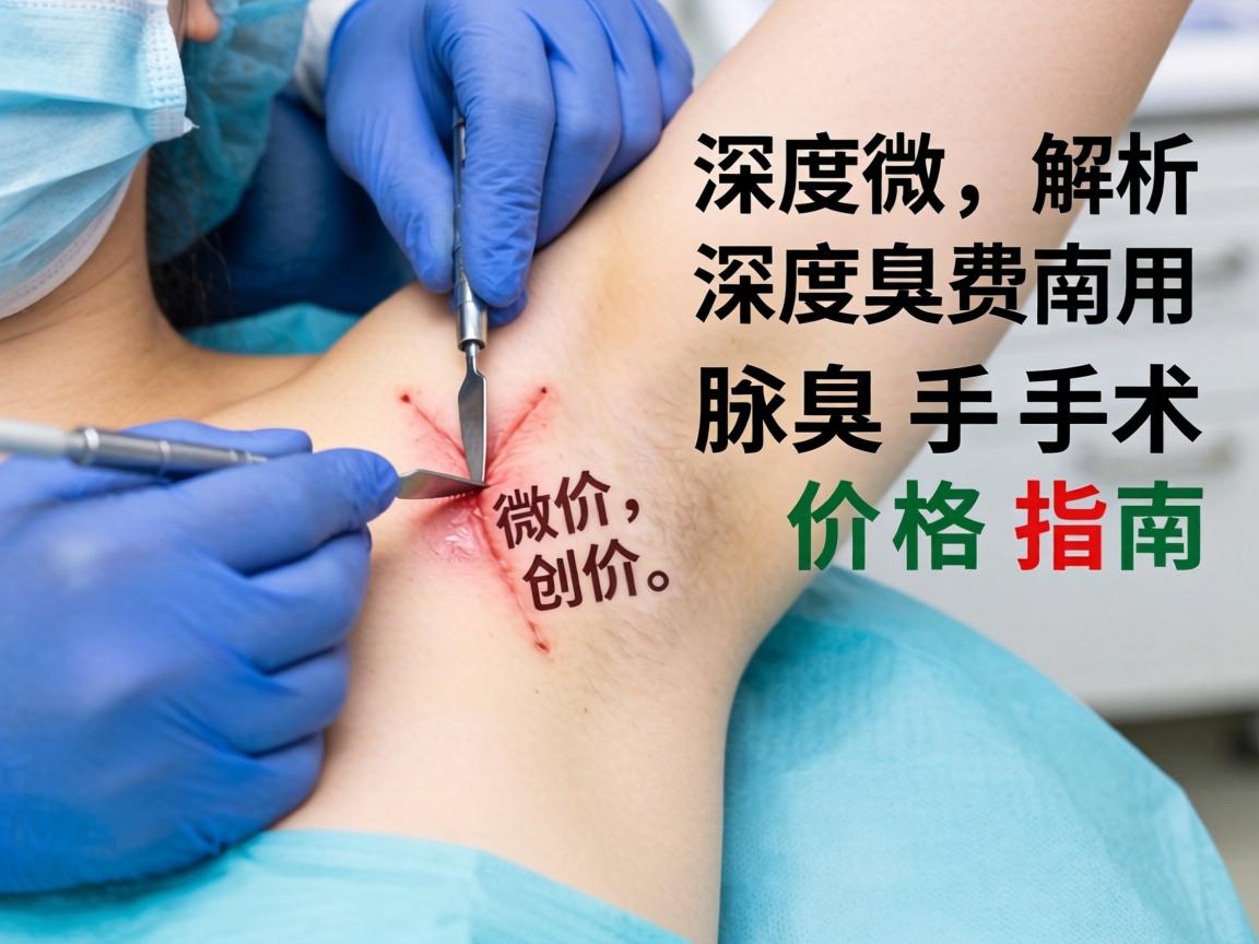 深度解析腋臭微创手术费用 腋臭手术的价格指南