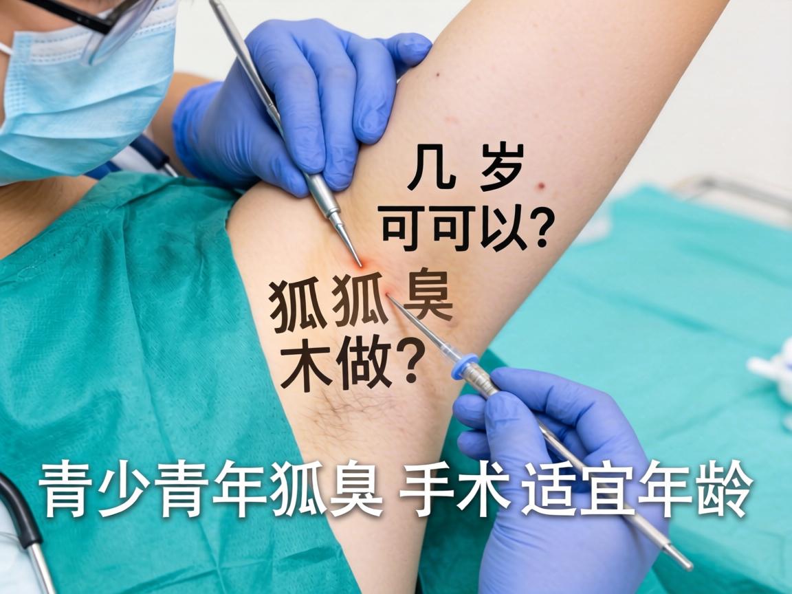 狐臭手术几岁可以做？详解青少年狐臭手术适宜年龄