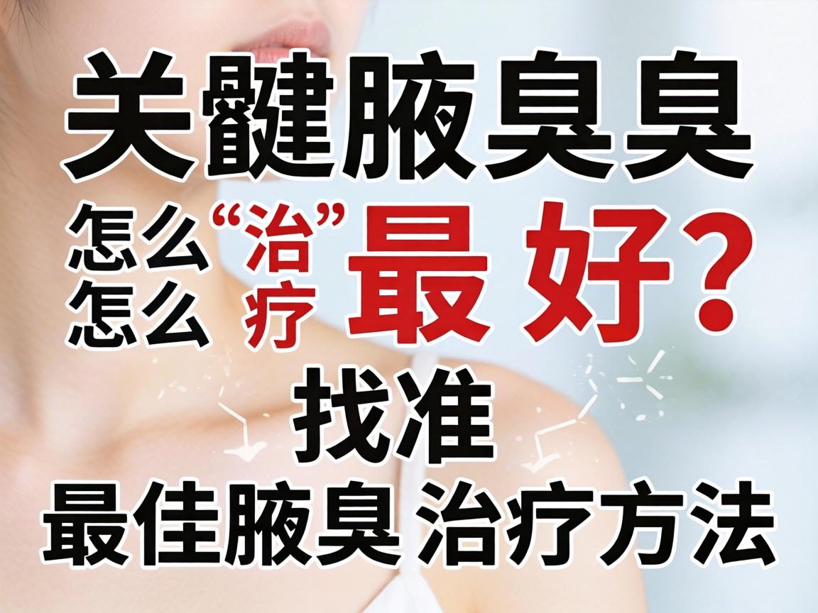 腋臭怎么治疗最好？找准最佳腋臭治疗方法