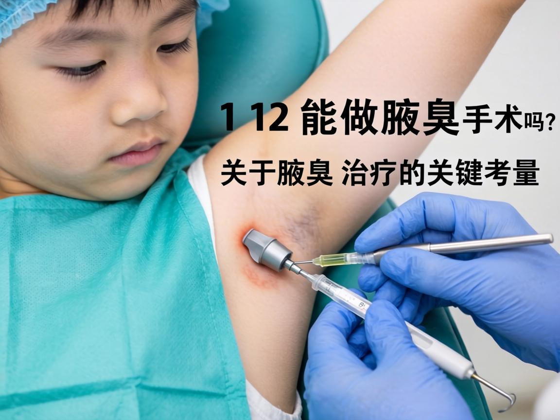 腋臭手术深度解析，12岁能做腋臭手术吗？关于腋臭治疗的关键考量