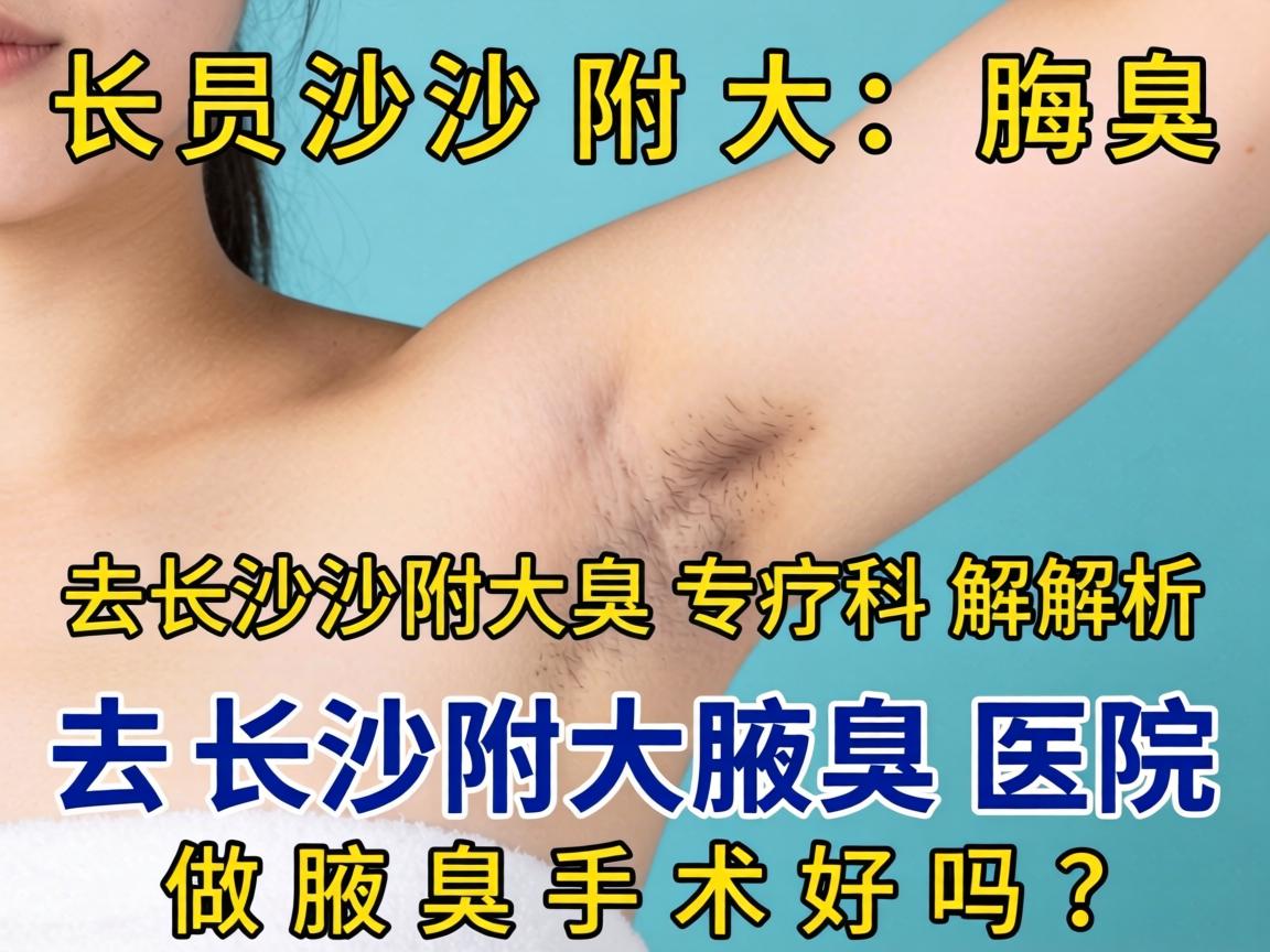 长沙附大腋臭专科解析，去长沙附大腋臭医院做腋臭手术好吗？