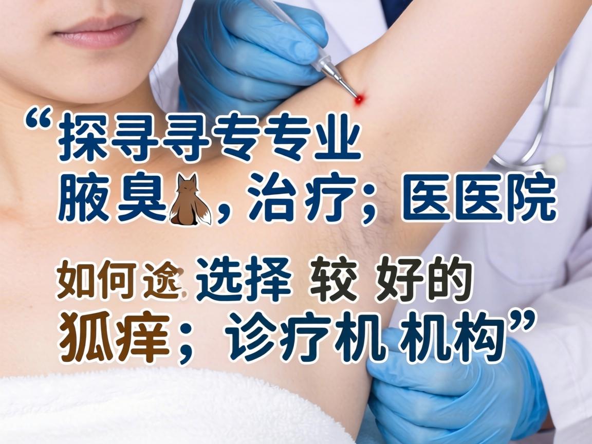 探寻专业腋臭治疗医院，如何选择较好的狐臭诊疗机构
