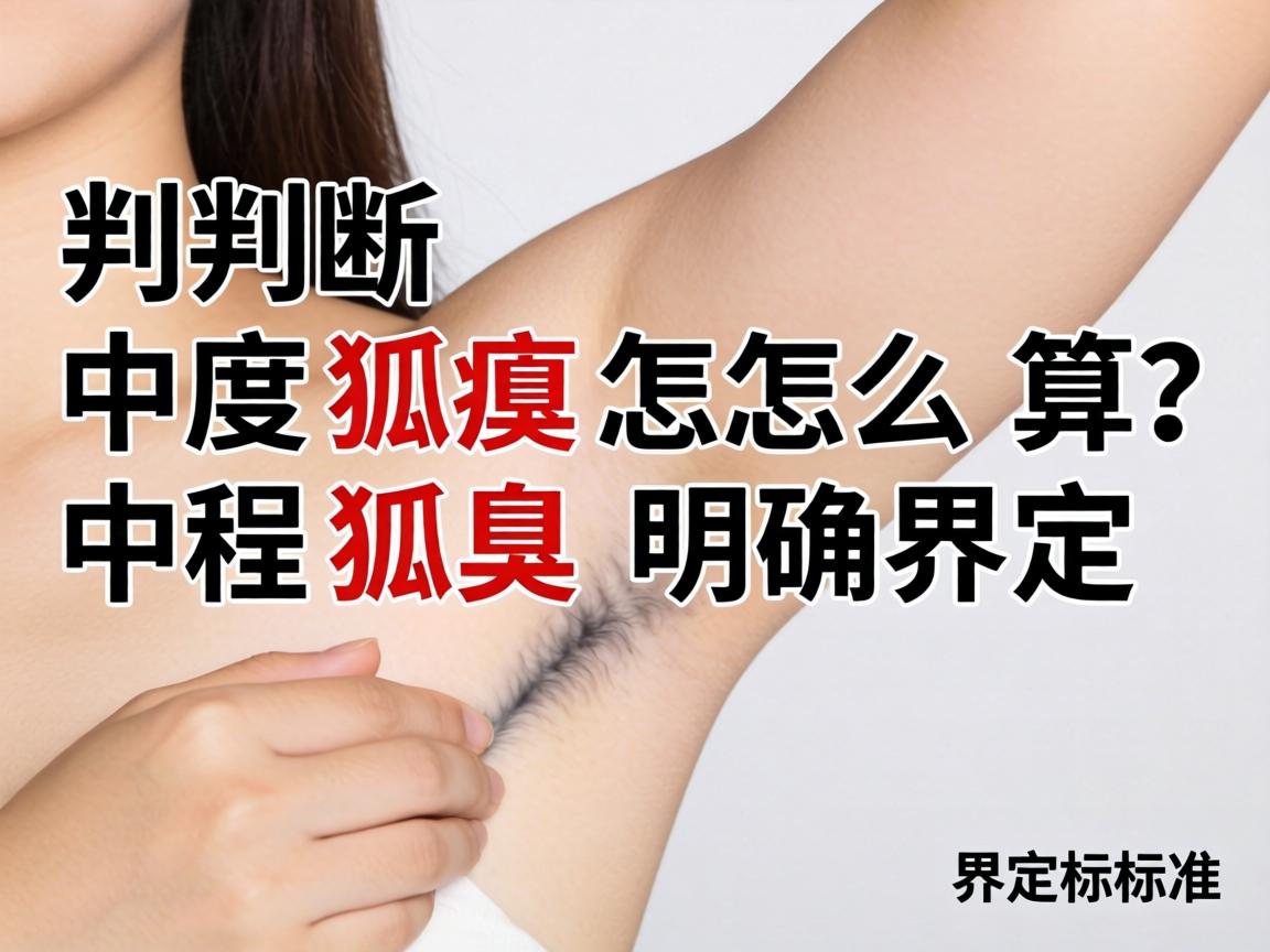 判断中度狐臭怎么算？中度狐臭的明确界定标准