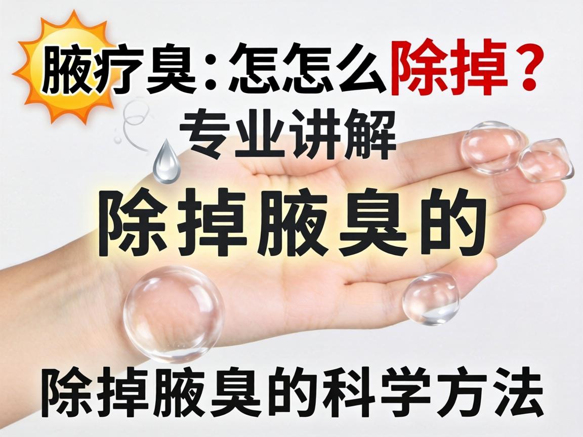 腋臭怎么除掉？专业讲解除掉腋臭的科学方法