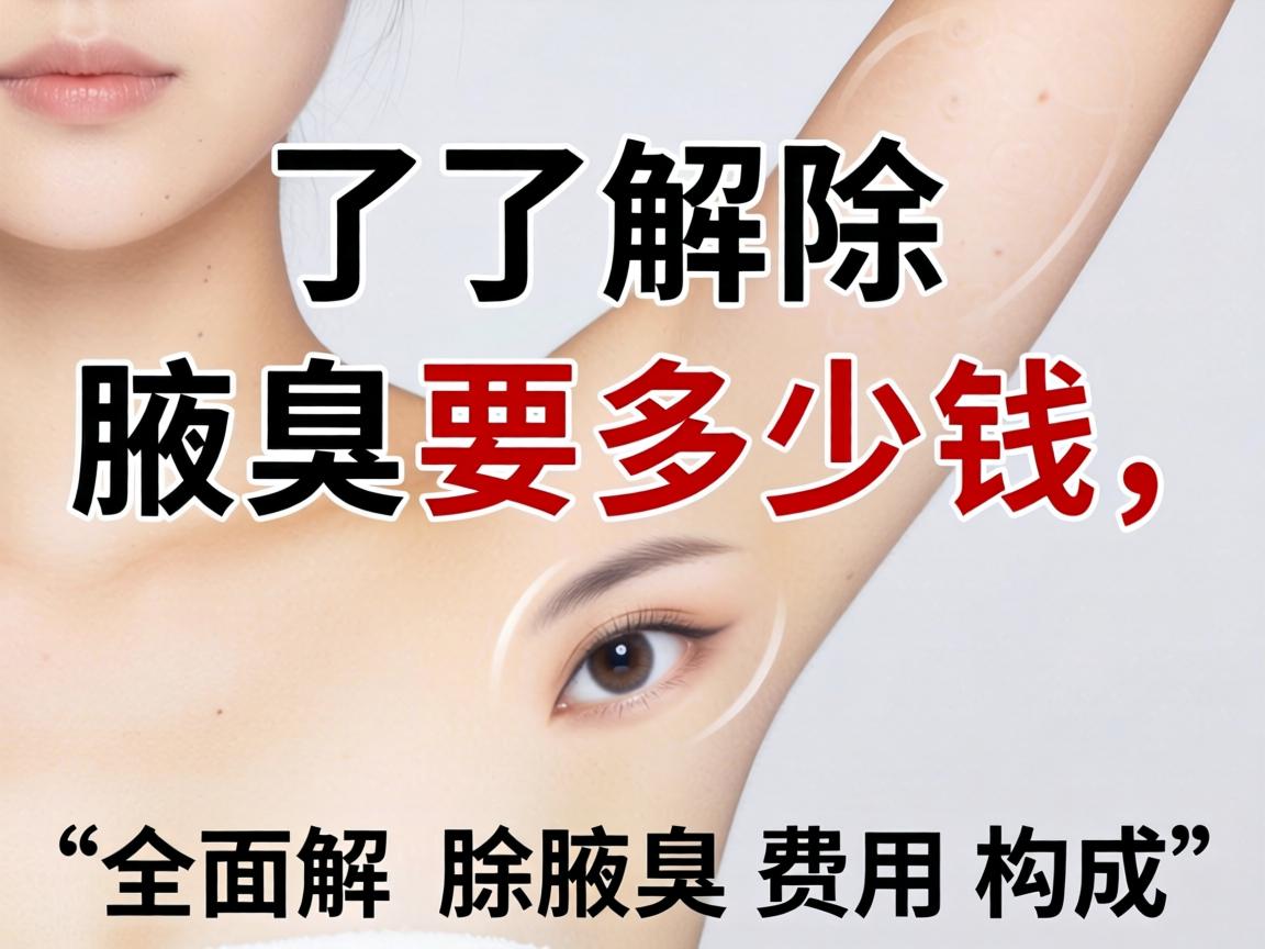 了解除腋臭要多少钱，全面解析除腋臭费用构成