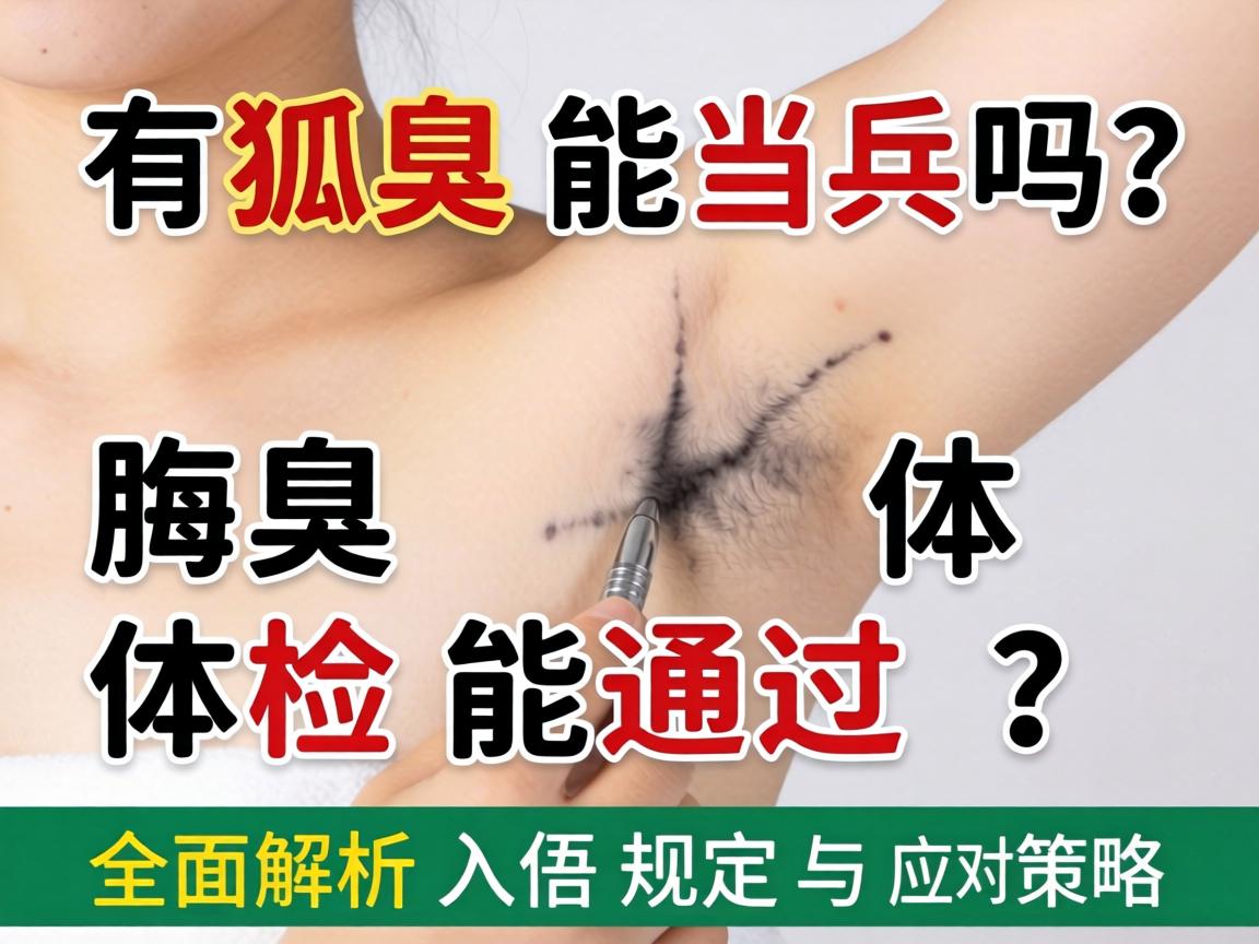 有狐臭能当兵吗？腋臭体检能通过吗？全面解析入伍规定与应对策略