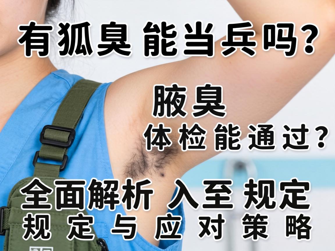 有狐臭能当兵吗？腋臭体检能通过吗？全面解析入伍规定与应对策略