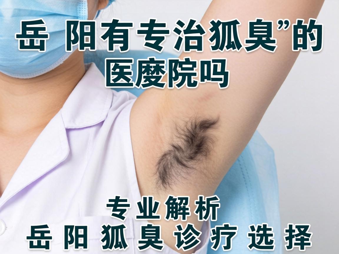 岳阳有专治狐臭的医院吗？专业解析岳阳狐臭诊疗选择