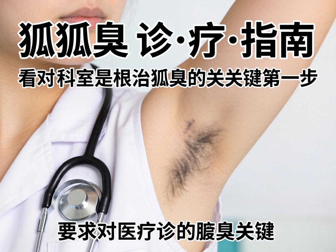 狐臭诊疗指南，看对科室是根治狐臭的关键第一步