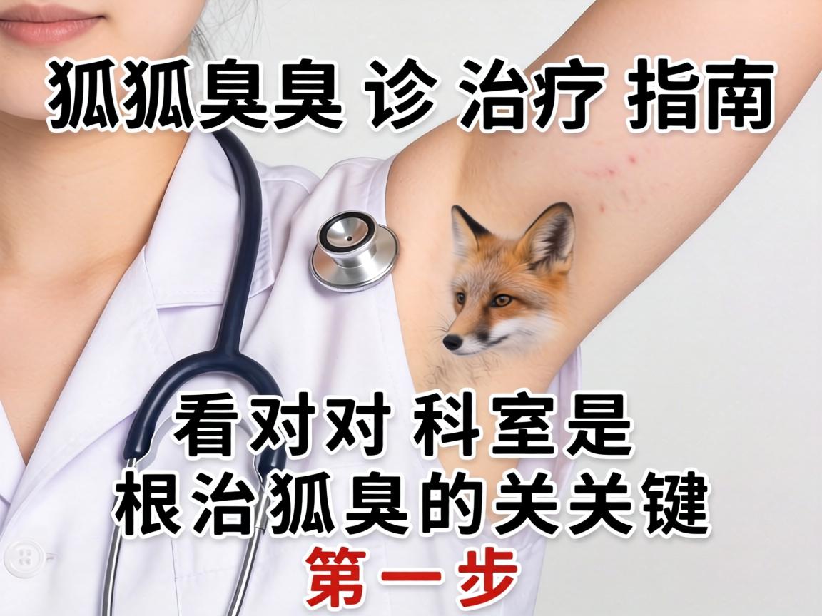 狐臭诊疗指南，看对科室是根治狐臭的关键第一步