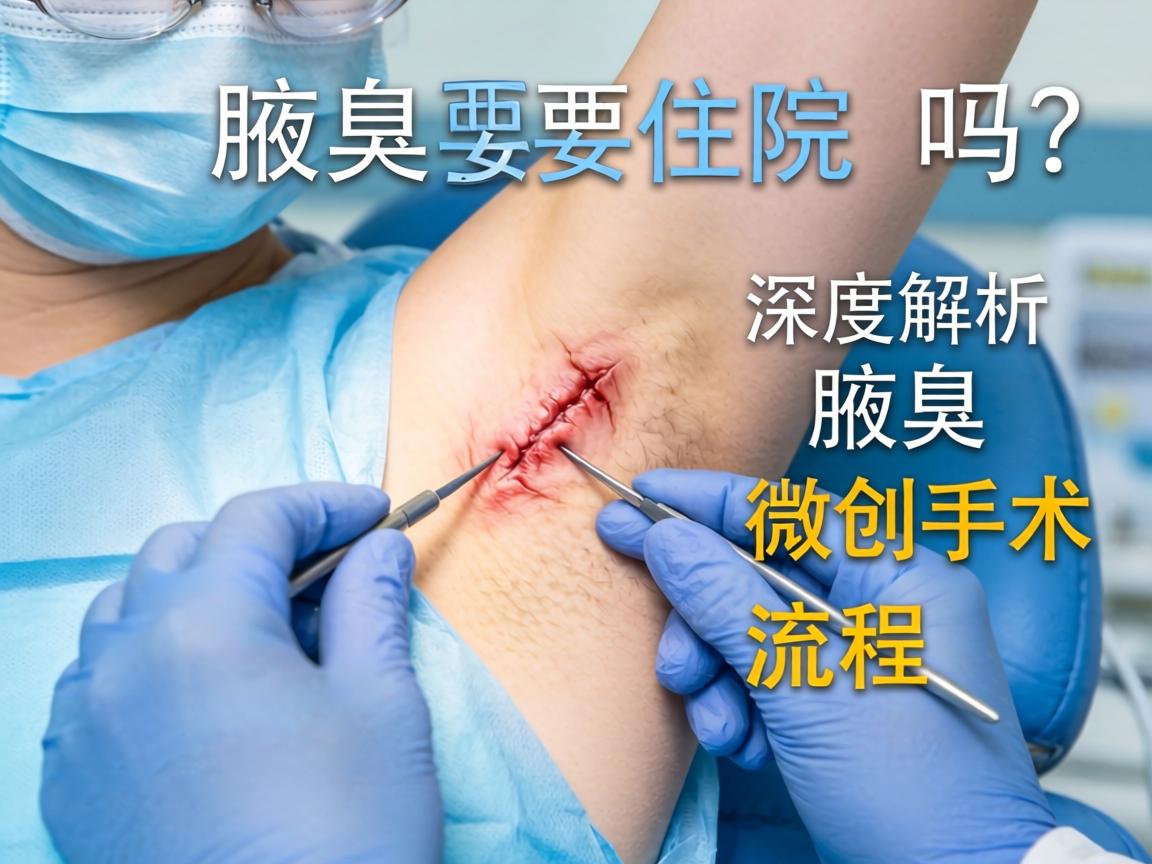 腋臭微创手术要住院吗？深度解析腋臭微创手术流程