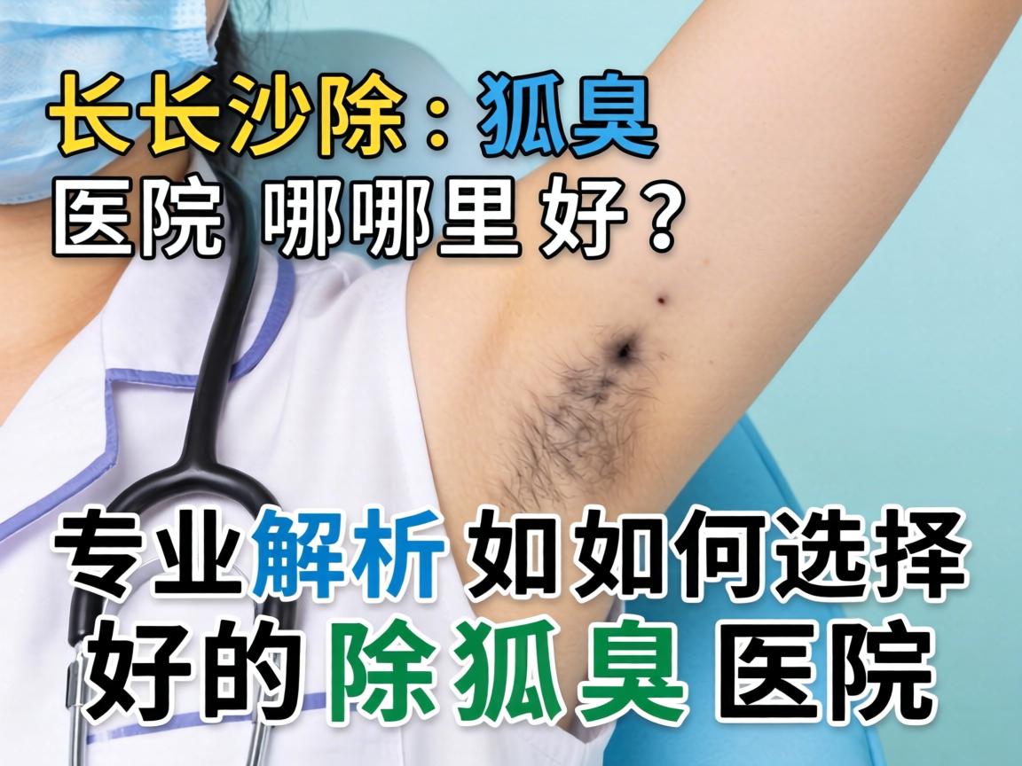 长沙除狐臭医院哪里好？专业解析如何选择好的除狐臭医院