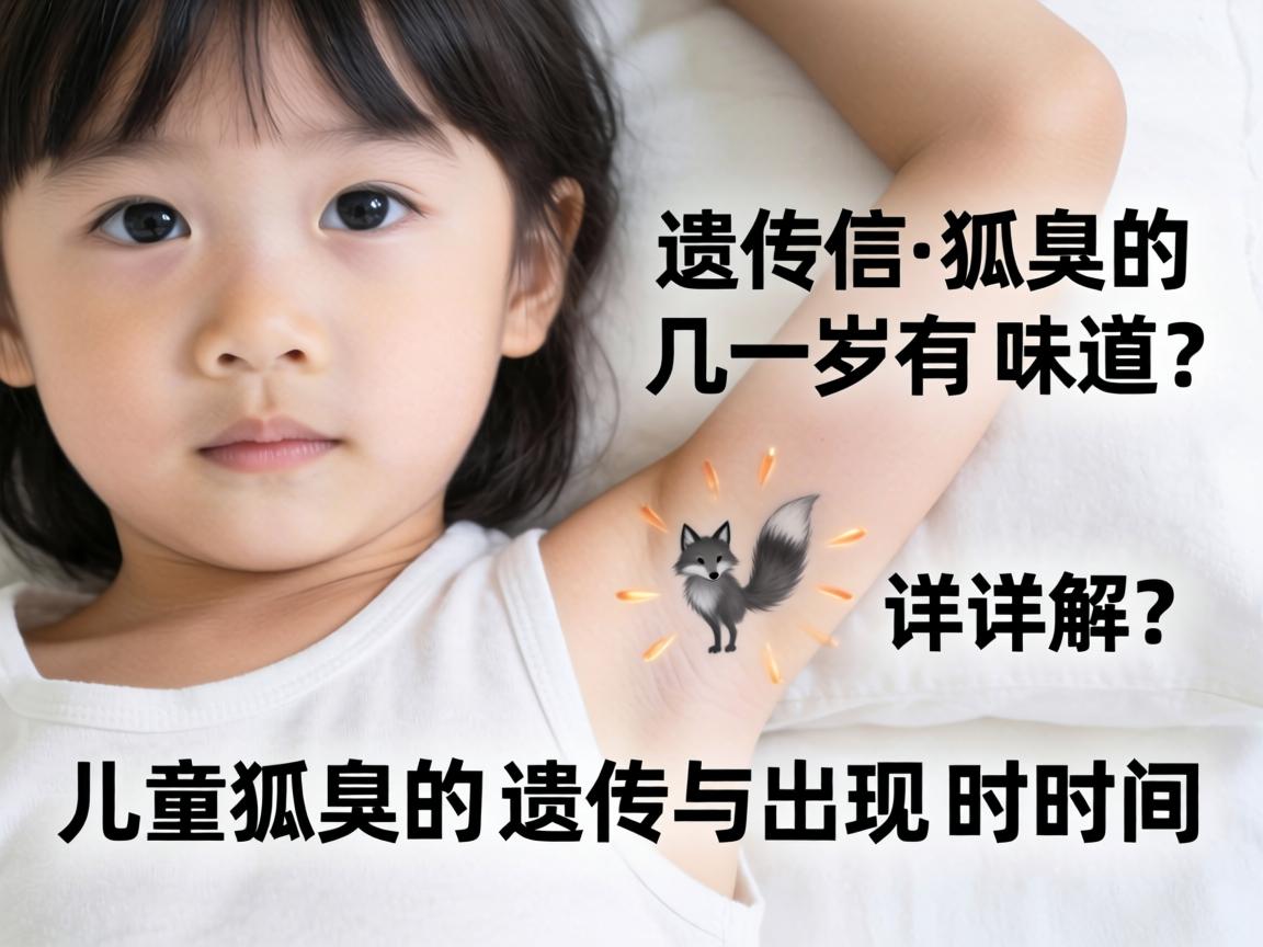 小孩子遗传狐臭几岁有味道？详解儿童狐臭的遗传与出现时间