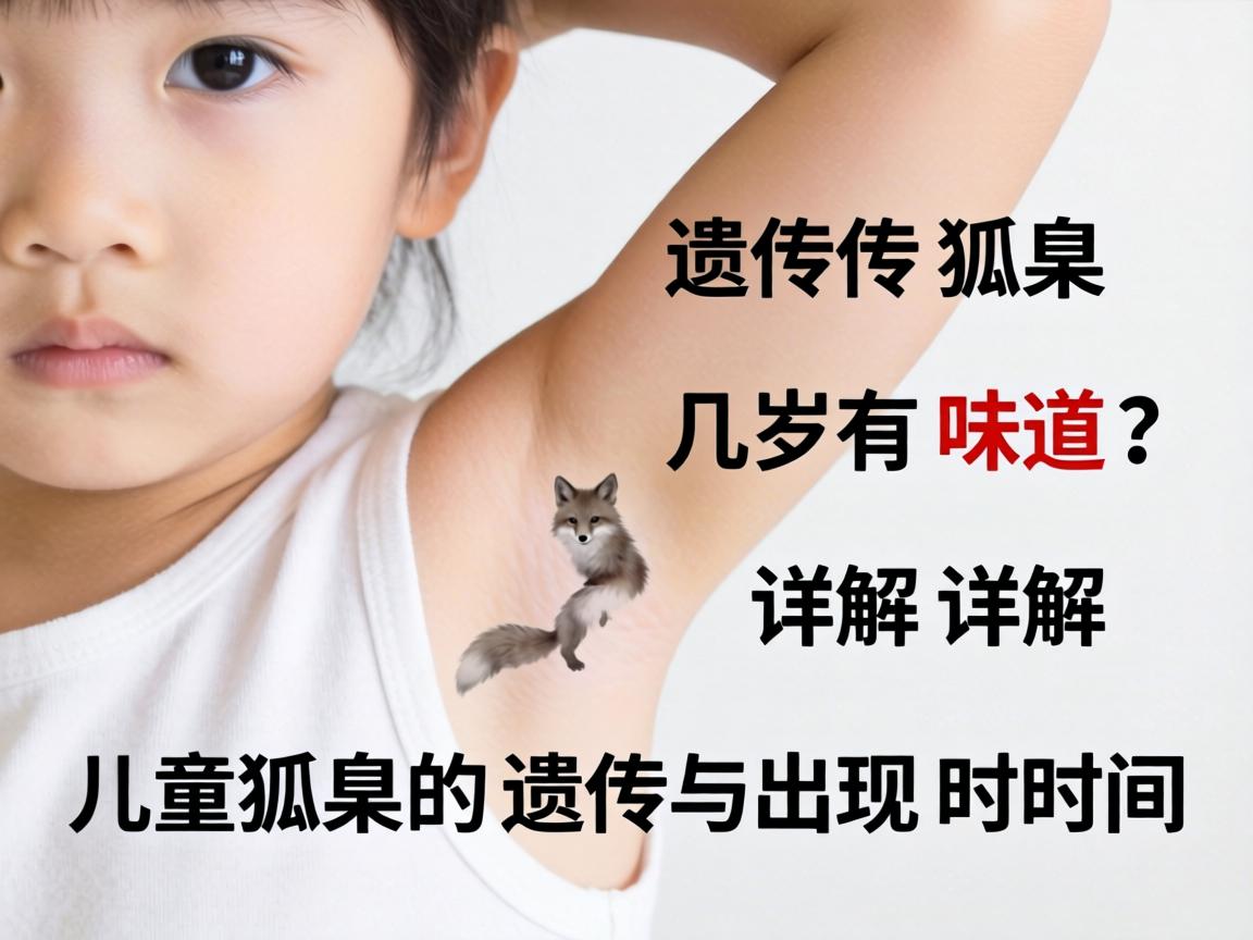 小孩子遗传狐臭几岁有味道？详解儿童狐臭的遗传与出现时间