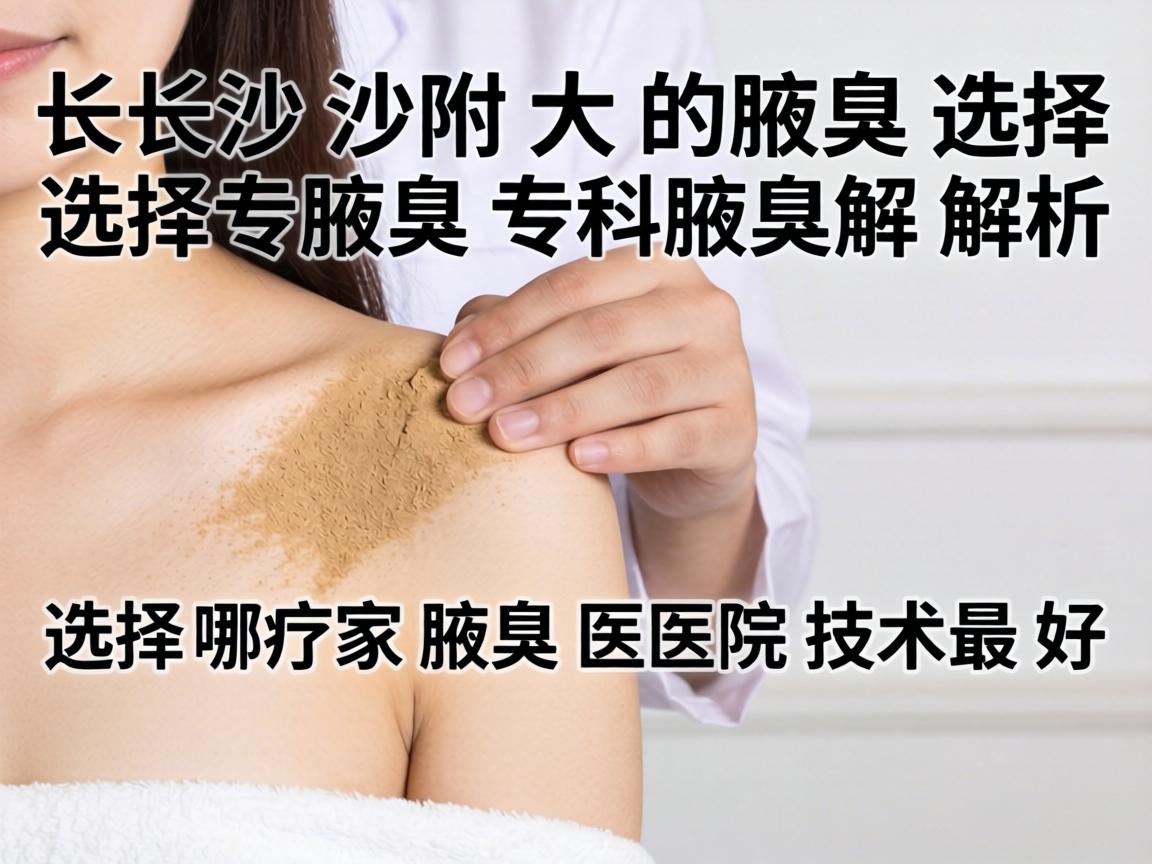 长沙附大腋臭专科解析，选择哪家腋臭医院技术最好？