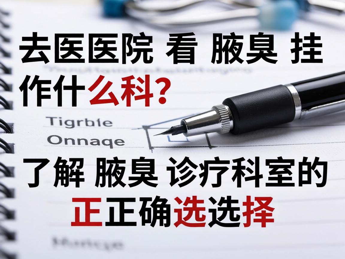 去医院看腋臭挂什么科？了解腋臭诊疗科室的正确选择