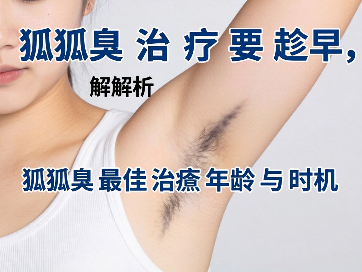 狐臭治疗要趁早，解析狐臭最佳治疗年龄与时机