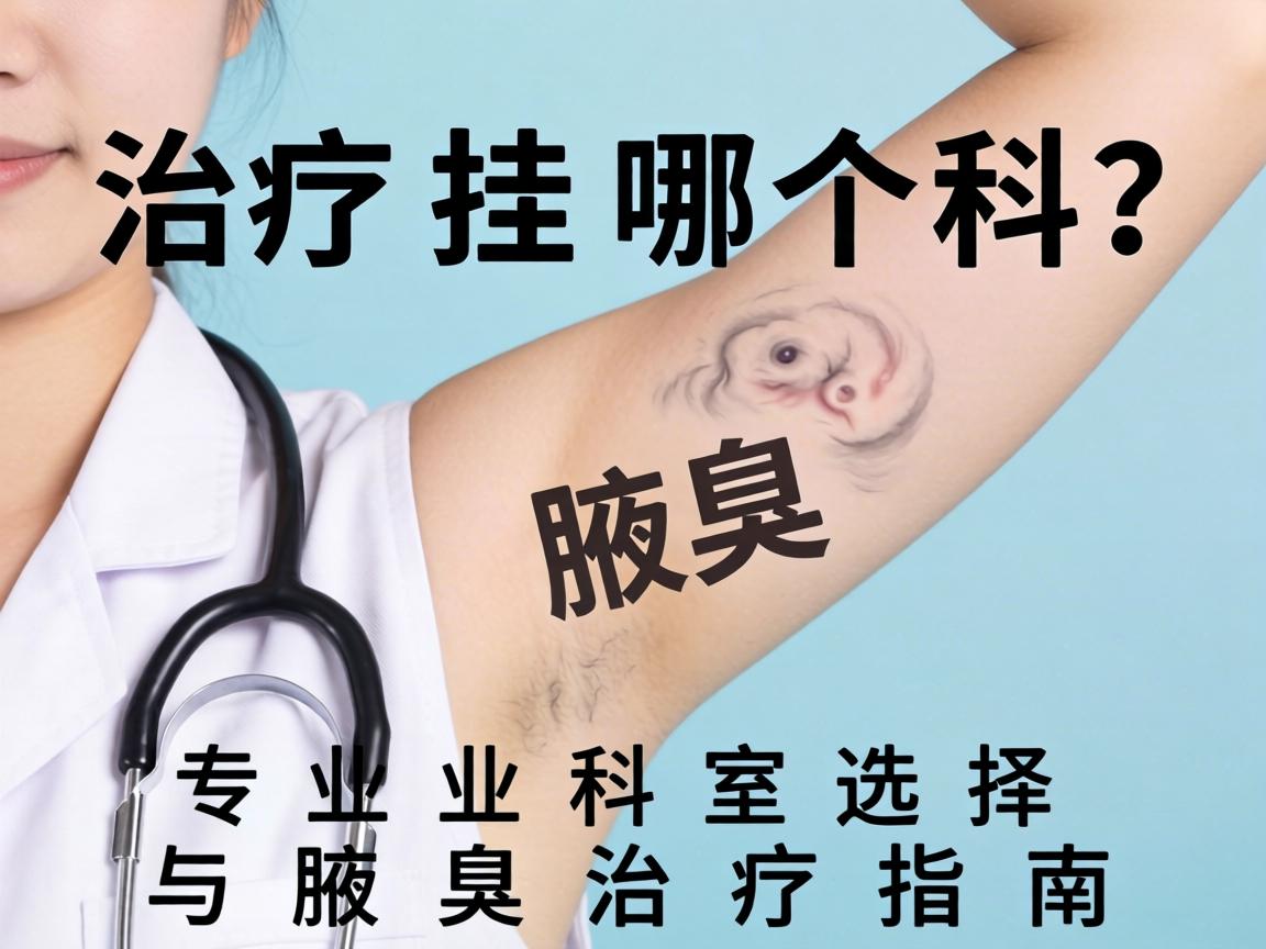 腋臭治疗挂哪个科？专业科室选择与腋臭治疗指南