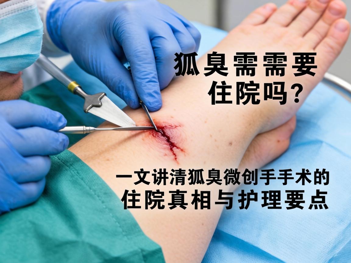 狐臭微创手术需要住院吗？一文讲清狐臭微创手术的住院真相与护理要点
