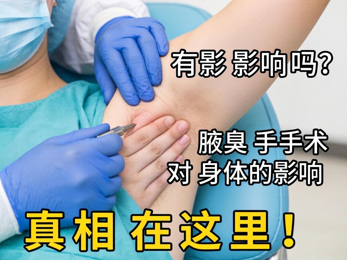 腋臭手术有影响吗？腋臭手术对身体的影响，真相在这里！