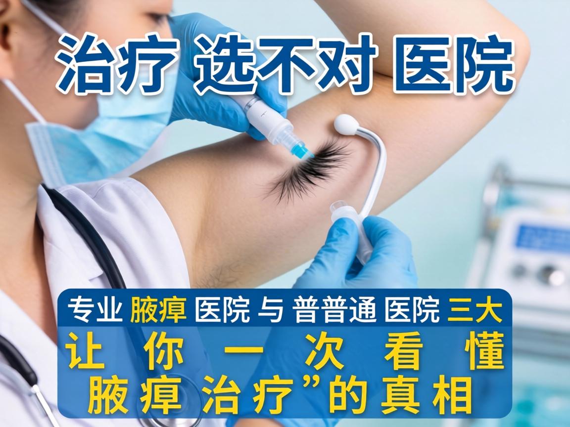 腋臭治疗选对医院，专业腋臭医院与普通医院的三大差异，让你一次看懂腋臭治疗的真相