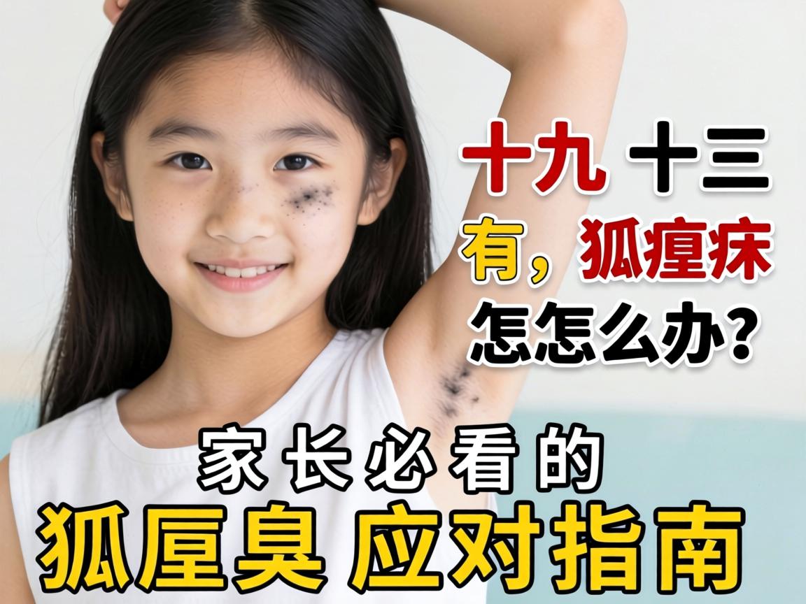 十三岁女孩有狐臭怎么办？家长必看的狐臭应对指南