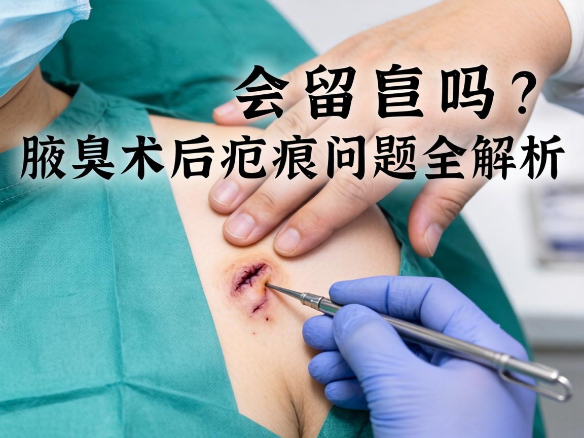 腋臭手术会留疤吗？腋臭术后疤痕问题全解析