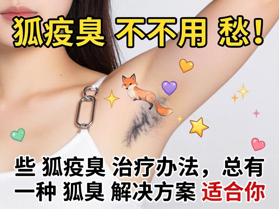 狐臭不用愁！这些狐臭治疗办法，总有一种狐臭解决方案适合你