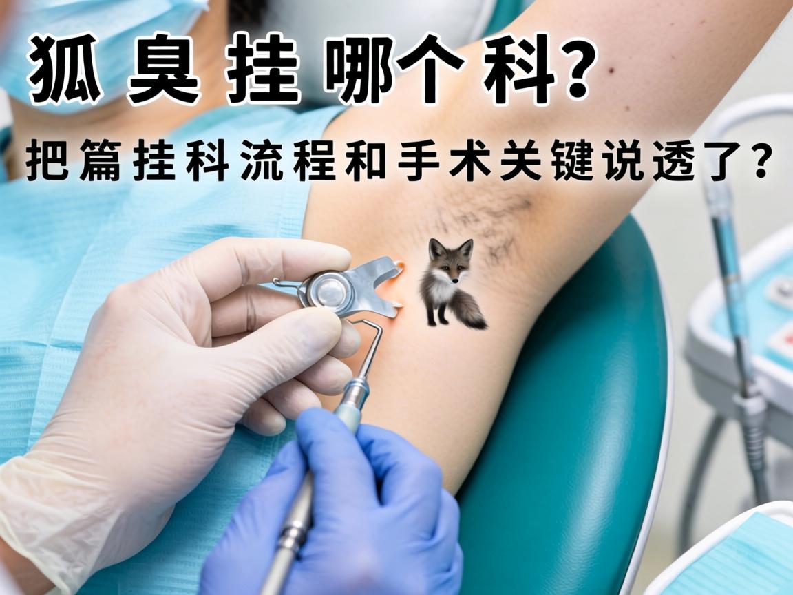 狐臭手术挂哪个科？这篇文章把挂科流程和手术关键说透了