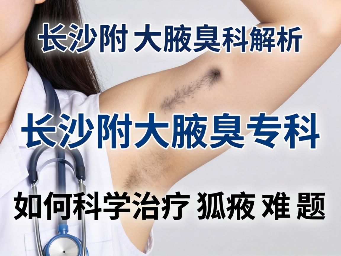 长沙附大腋臭专科解析，长沙附大腋臭专科如何科学治疗狐臭难题