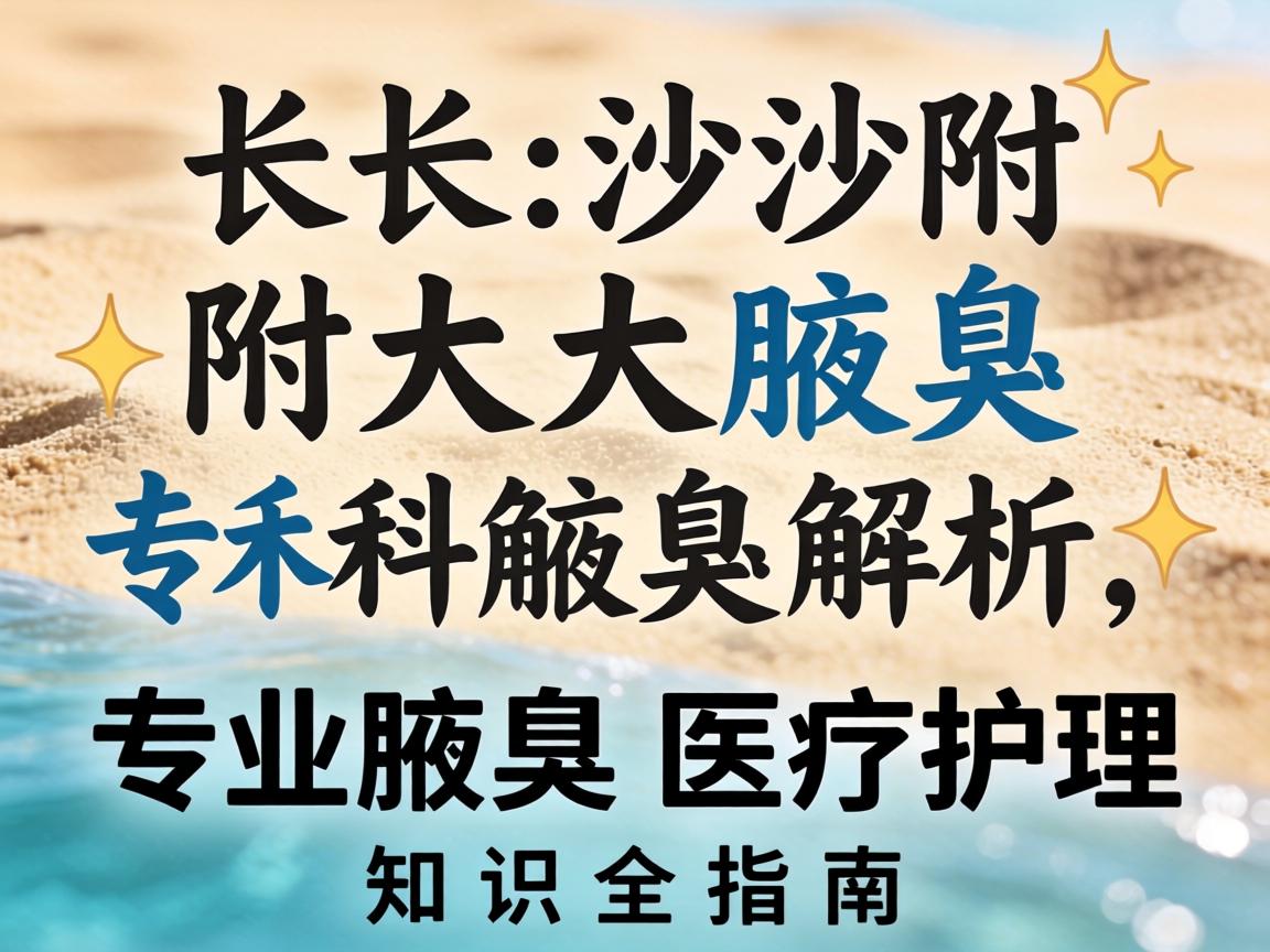 长沙附大腋臭专科解析，专业腋臭医疗护理知识全指南