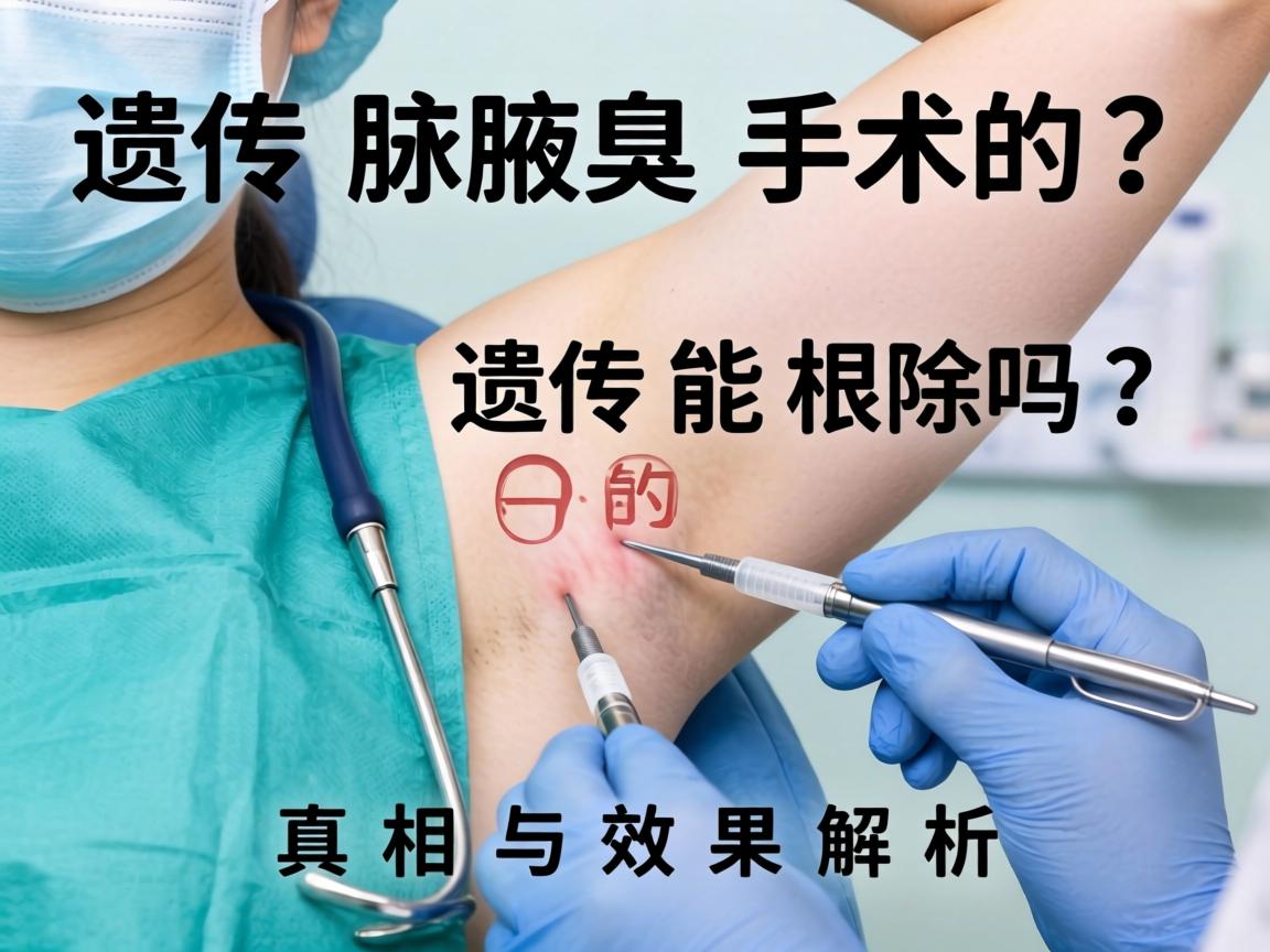 遗传腋臭手术能根除吗？遗传腋臭手术的真相与效果解析
