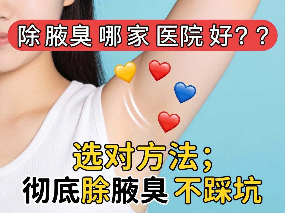 除腋臭哪家医院好？选对方法，彻底除腋臭不踩坑