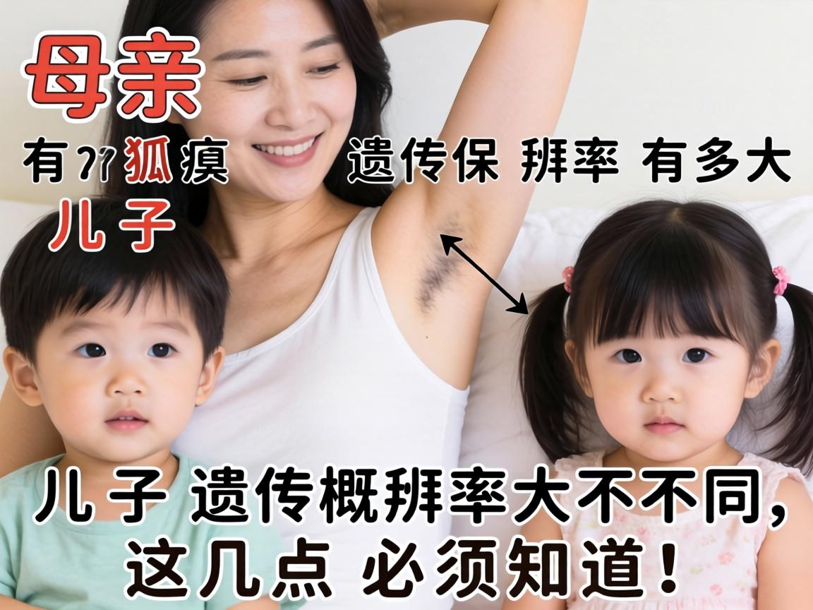 母亲有狐臭遗传几率有多大？儿子女儿遗传概率大不同，这几点必须知道！
