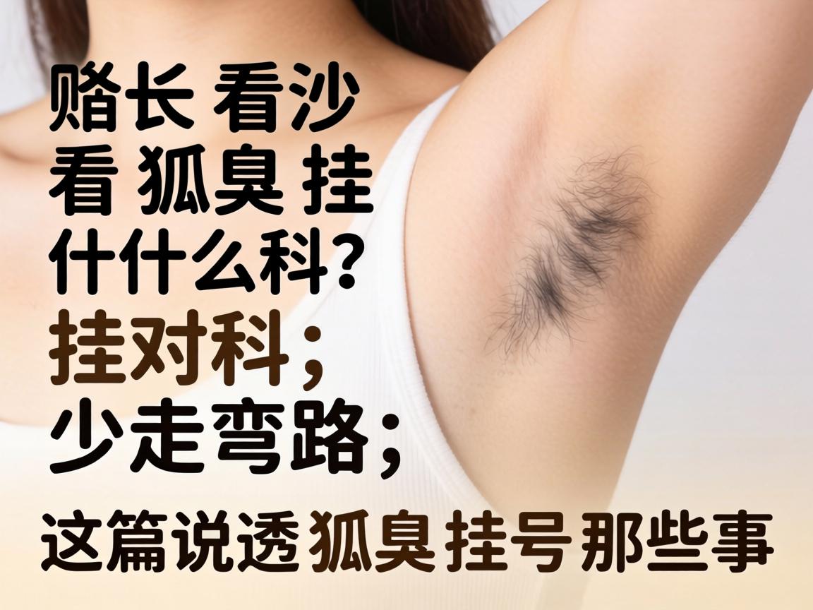 长沙看狐臭挂什么科？挂对科，少走弯路，这篇说透狐臭挂号那些事