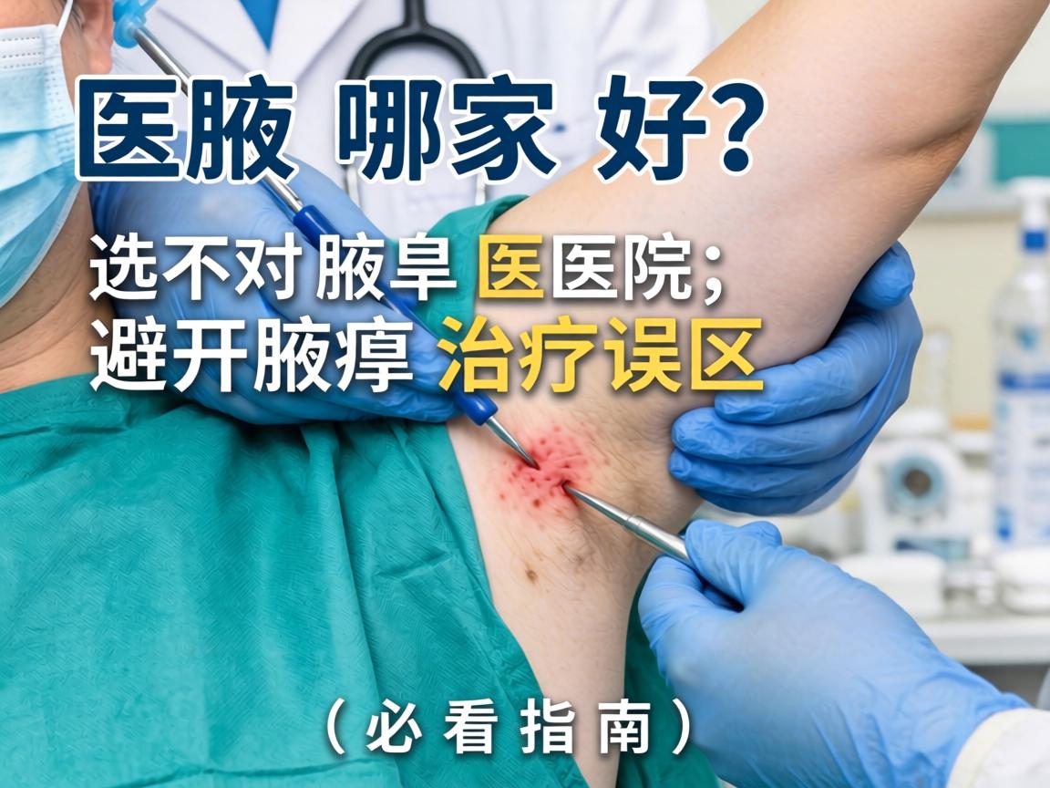 腋臭手术医院哪家好？选对腋臭医院，避开腋臭治疗误区（必看指南）