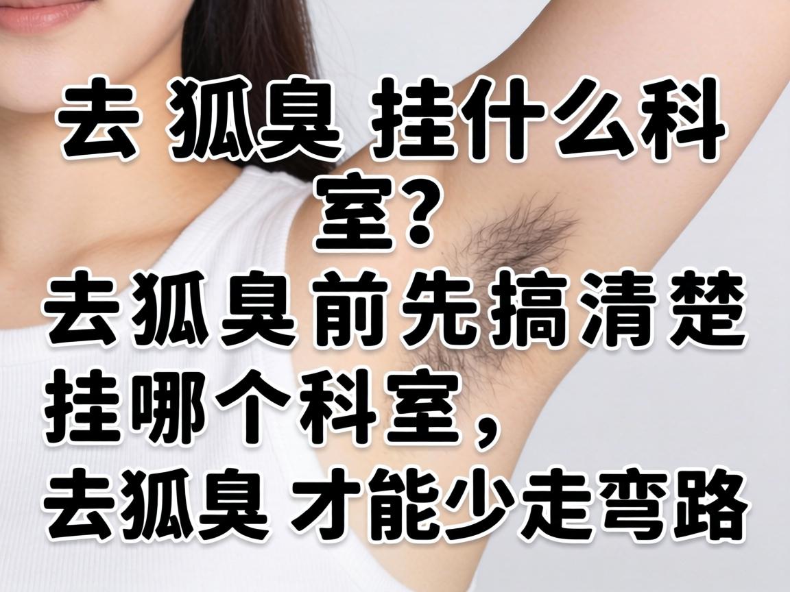 去狐臭挂什么科室？去狐臭前先搞清楚挂哪个科室，去狐臭才能少走弯路