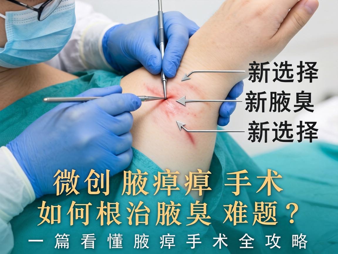 腋臭手术新选择，微创腋臭手术如何根治腋臭难题？一篇看懂腋臭手术全攻略