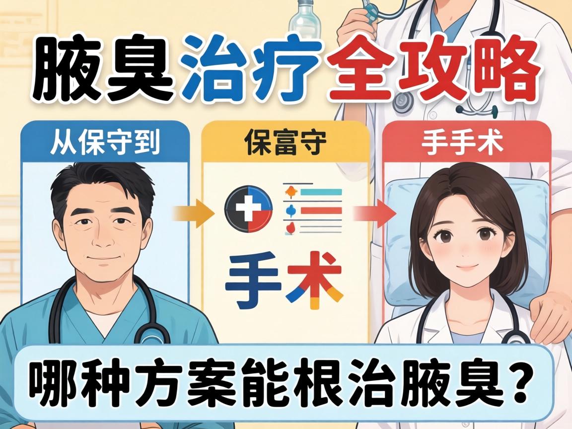 腋臭治疗全攻略，从保守到手术，哪种方案能根治腋臭？