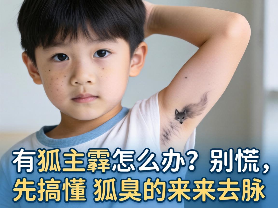 男孩子有狐臭怎么办？别慌，先搞懂狐臭的来龙去脉