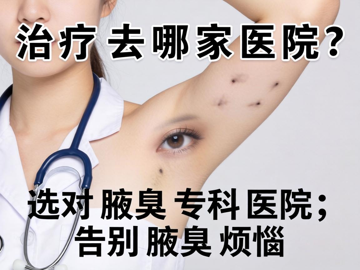 腋臭治疗去哪家医院？选对腋臭专科医院，告别腋臭烦恼