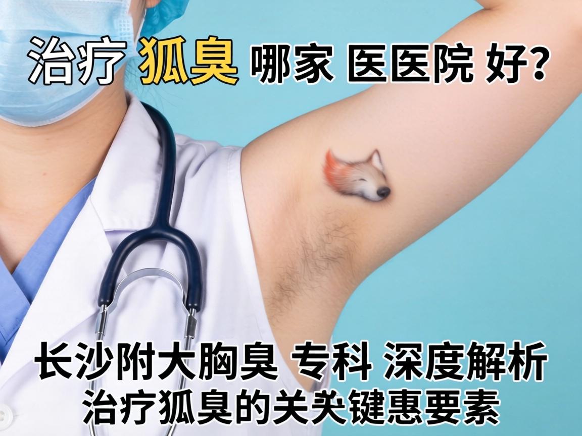 治疗狐臭哪家医院好？长沙附大腋臭专科深度解析治疗狐臭的关键要素