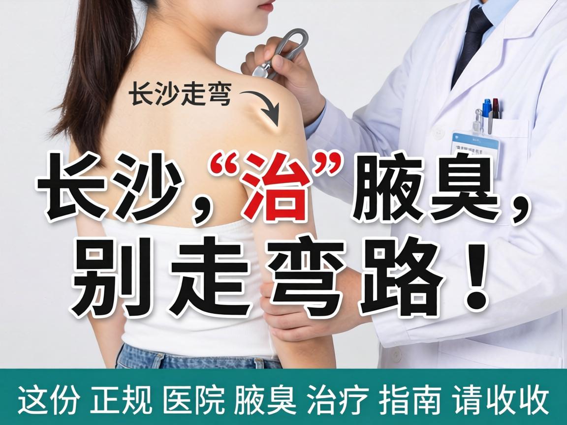 长沙治腋臭，别走弯路！这份正规医院腋臭治疗指南请收好