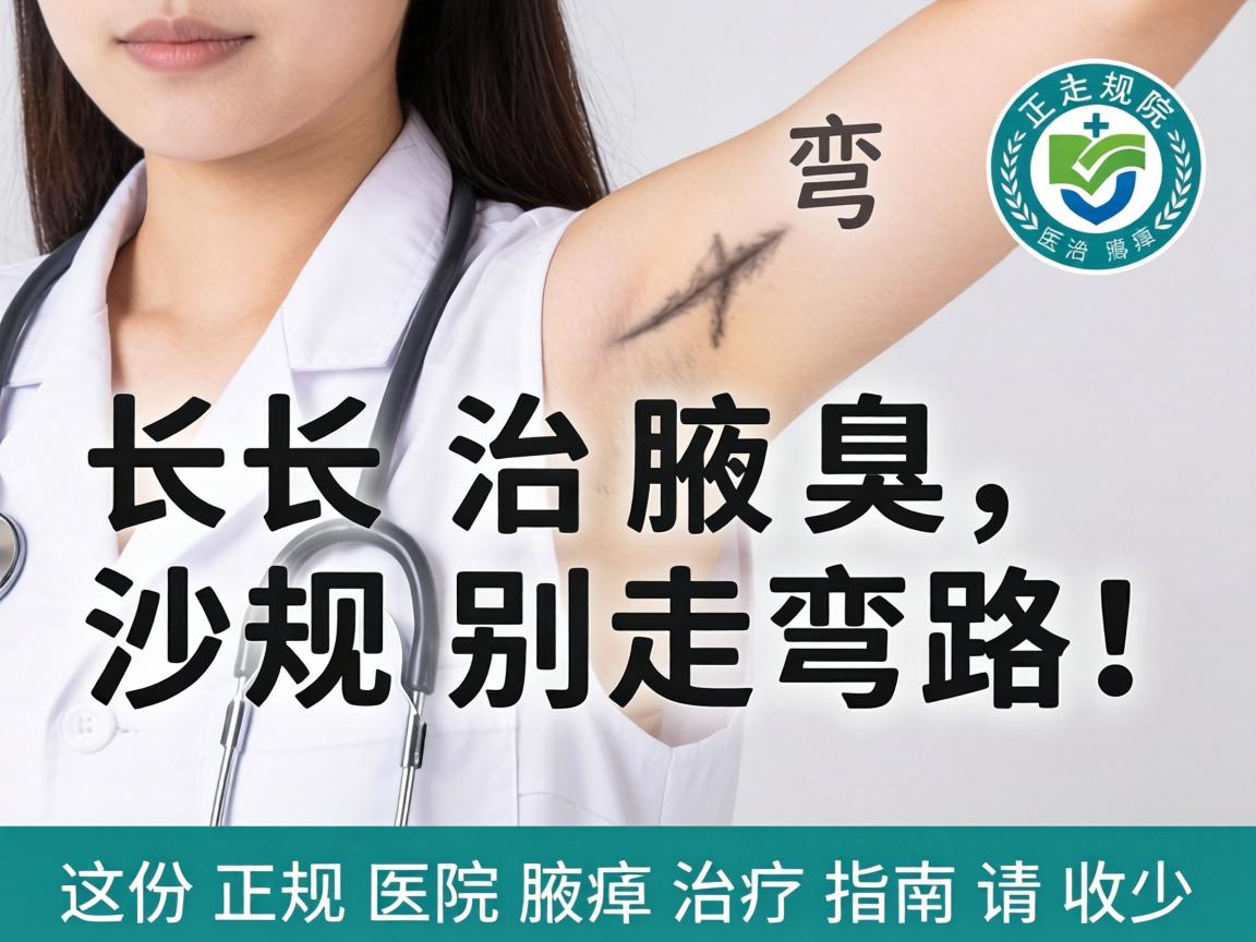 长沙治腋臭，别走弯路！这份正规医院腋臭治疗指南请收好