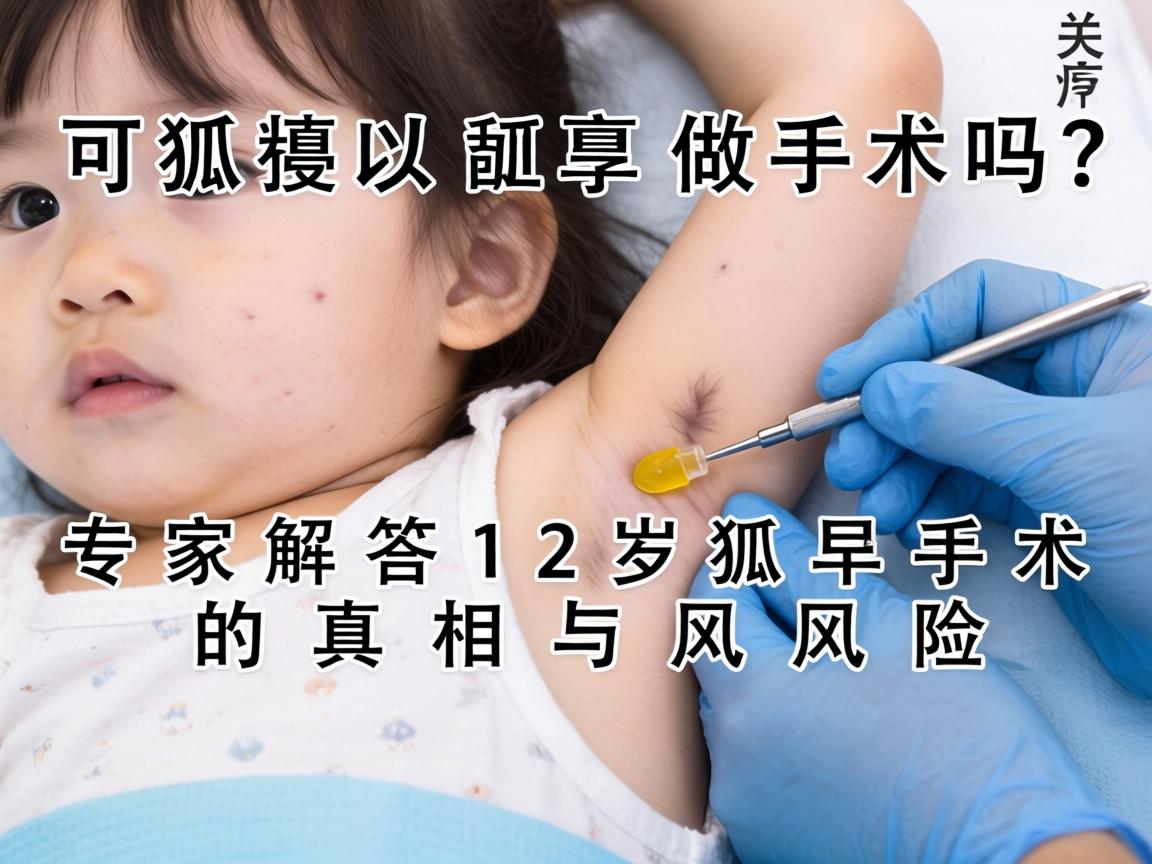12岁女孩有狐臭可以做手术吗？专家解答12岁狐臭手术的真相与风险